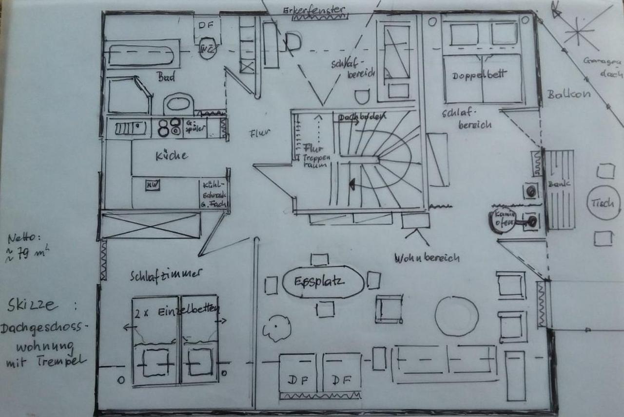 Ferienwohnung Ringbergblick Suhl Exteriör bild